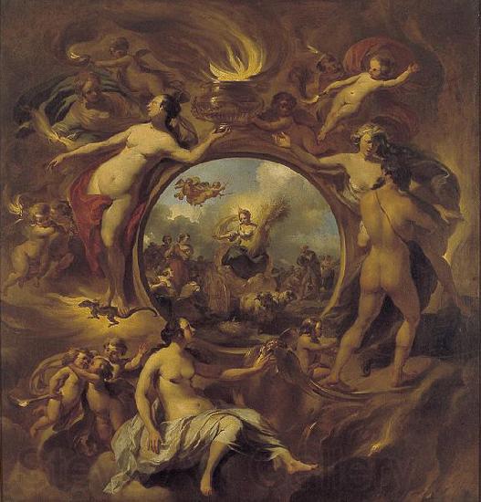 Nicolaes Pietersz. Berchem Allegory of Summer. Spain oil painting art